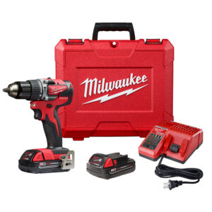 2802-22CT KIT INALÁMBRICO DE 1 HERRAMIENTA ROTOMARTILLO 1/2» M18 BRUSLESS 18 VOLTIOS ION DE LITIO CON DOS  BATERÍAS COMPACTAS  2 AMP + CARGADOR + ESTUCHE DE ALMACENAJE