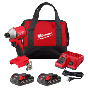 3650-22CT Kit de destornillador de impacto hexagonal compacto de 1/4? sin escobillas M18