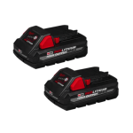 KIT DE DOS BATERIAS MILWAUKEE M18 HIGH OUTPUT CP3.0