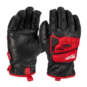 48-22-8782 Guantes de cuero de cabra anticorte nivel 5 resistentes a los impactos