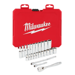 48-22-9404 Juego de trinquete con boca de 1/4? y dados SAE, 26 piezas