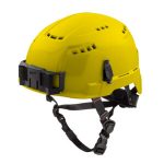 48-73-1302  Casco de seguridad con borde delantero  Tipo 2 Clase C- Amarillo, Ventilado
