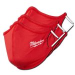 48-73-4228  3 PZ MÁSCARA FACIAL ROJA DE 2 CAPAS