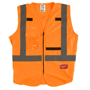 48-73-5032  CHALECO DE SEGURIDAD ALTA VISIBIIDAD NARANJA G/XG