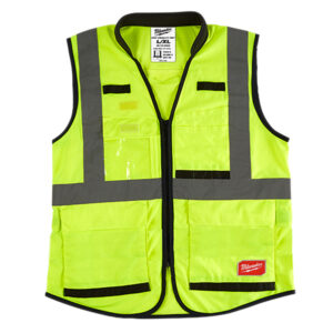 48-73-5082  CHALECO DE SEGURIDAD RESISTENTE AMARILLO ULTRA REFLEJANTE  G/XG