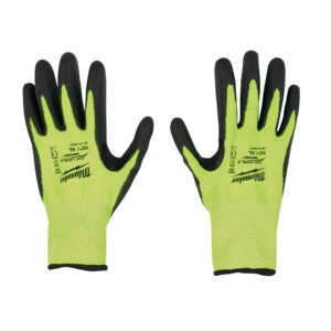 48-73-8933  GUANTES ANTICORTE  NIVEL 3 CON RECUBRIMIENTO DE POLIURETANO ULTRA REFLEJANTE XG