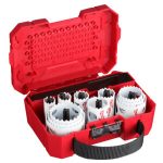49-22-4175 KIT DE BROCA SIERRA HOLE DOZER USO GENERAL 15 PZAS (3/4?, 7/8?, 1?, 1 1/8?, 1 3/8?, 1 1/2?, 1 3/4?, 2?, 2 1/2?, 2 1/4?, 2 1/8?, 3/8 VÁSTAGO GUÍA, 3 1/2? BROCA GUÍA, 1/8? LLAVE HEXAGONAL, 7/16? VÁSTAGO GUÍA).
