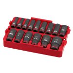 49-66-6817 Juego de Dados SAE SHOCKWAVE Impact Duty de 1/2 Dr. de 15 piezas